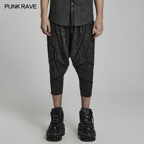 Doomsday Cyberpunk Men's Cropped Trousers