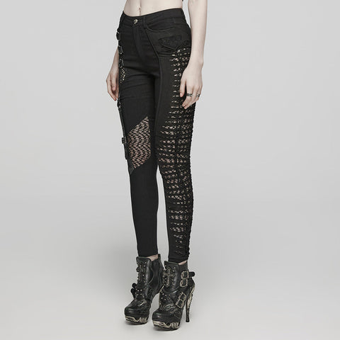 PUNK Rekombinierte asymmetrische Hose