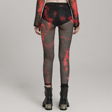 2024 PUNK Batik-Mesh-Leggings