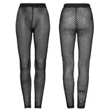 2024 PUNK Batik-Mesh-Leggings