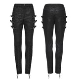 Goth-Retro-Leggings aus Metall