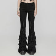 Gothic-Jeans mit niedriger Taille