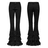 Gothic-Jeans mit niedriger Taille