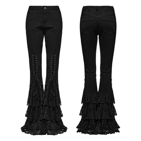 Gothic-Jeans mit niedriger Taille