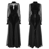 Wunderschönes Gothic-Spitzenkleid aus Samt