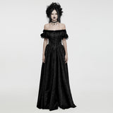 Gothic-Retro-Samtkleid