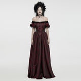 Gothic-Retro-Samtkleid