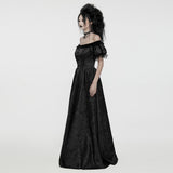 Gothic-Retro-Samtkleid