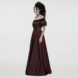 Gothic-Retro-Samtkleid