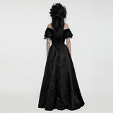 Gothic-Retro-Samtkleid