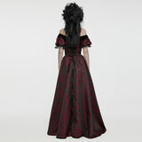 Gothic-Retro-Samtkleid