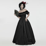 Gothic-Retro-Samtkleid