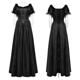 Gothic-Retro-Samtkleid