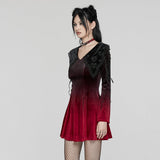 Süßes herzförmiges Gothic-Kleid