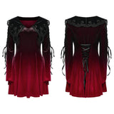 Süßes herzförmiges Gothic-Kleid