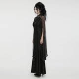 Goth Fließendes Feenkleid