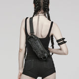 PUNK One-Shoulder-Tasche mit Spikes