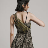 PUNK One-Shoulder-Tasche mit Spikes