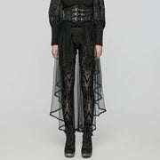 Abnehmbares Goth Dark Mesh-Korsett