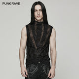 Goth sharp teeth vest