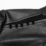 Kurze Lederjacke von Punk Spikes