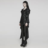 Dekadente Gothic-Strickjacke mit Kapuze