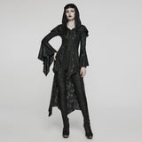 Dekadente Gothic-Strickjacke mit Kapuze