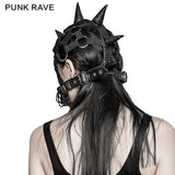 Punk Dark Evil Demon Hood mit Kordelzug Maske Persönlichkeit Zubehör