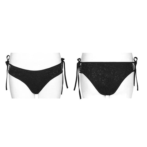 High Elastic Gothic Accessoires Spitze Sexy Badebekleidung Bottom