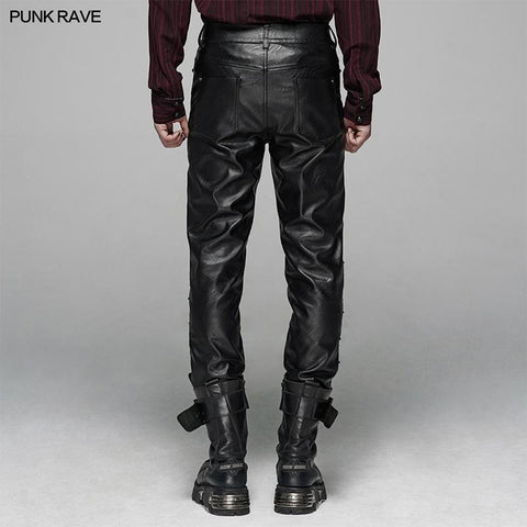 Punk Elastic PU Lederhose