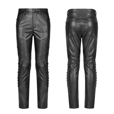 Punk Elastic PU Lederhose