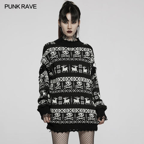 Punk lockerer Pullover