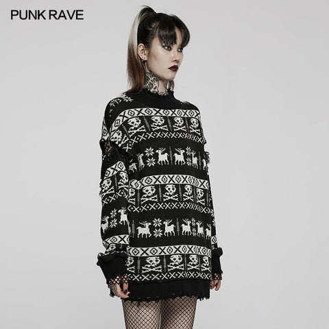 Punk lockerer Pullover