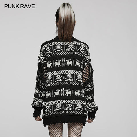 Punk lockerer Pullover