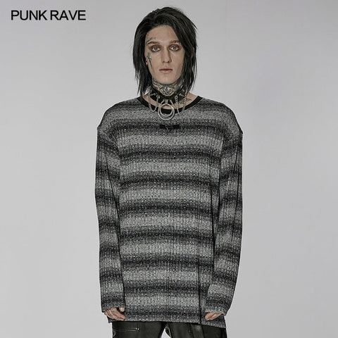 Pullover mit Punk-Tagesstreifen