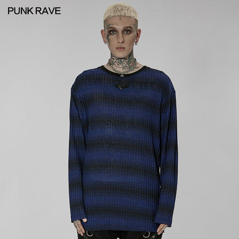 Pullover mit Punk-Tagesstreifen