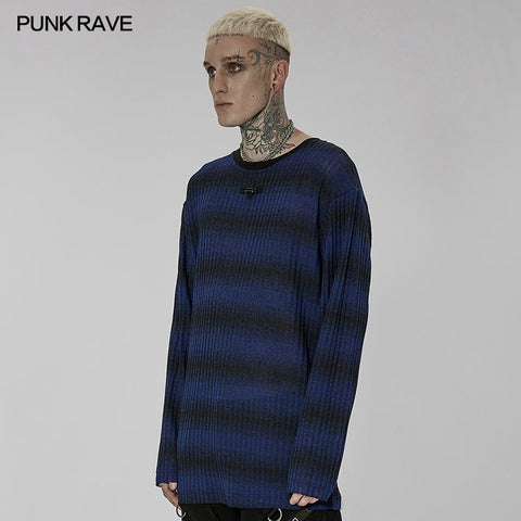 Pullover mit Punk-Tagesstreifen