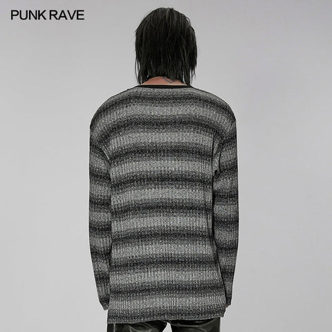 Pullover mit Punk-Tagesstreifen