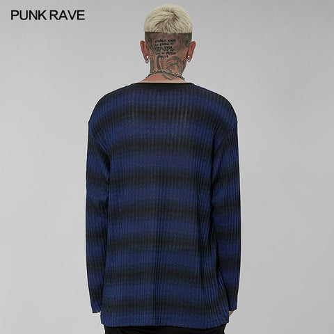 Pullover mit Punk-Tagesstreifen